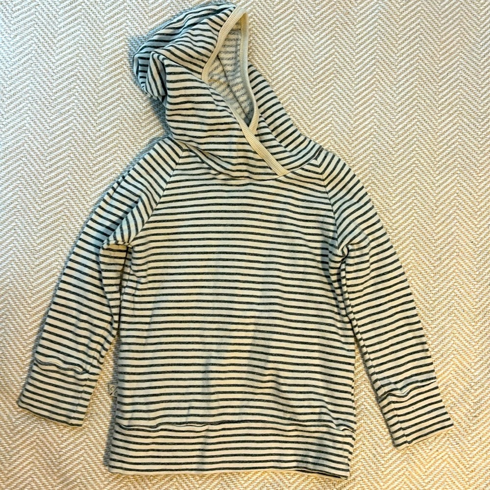 Childhoods Clothing Trademark Hoodie Gray Stripe